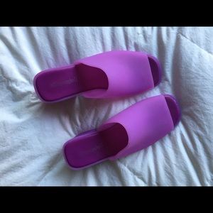 Jeffrey Campbell Jelly Slides - Size 8